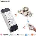 1/2CH Zigbee Tuya Smart Home Relay Module 85-250V 220V Relay AC DC 12V 24V 7-32V Works Alexa  Assistant Smart Light Switch lightify. 