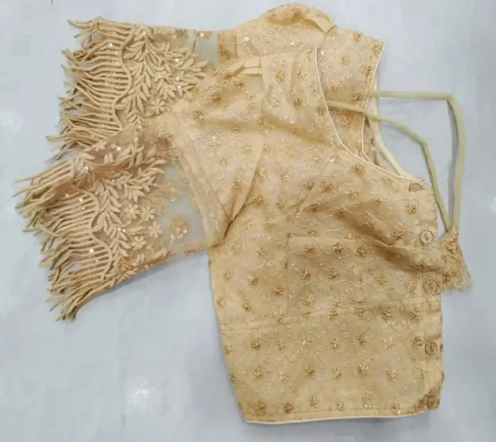 Trendy%20Fashionable%20Georgette%20Readymade%20Blouse%20For%20Women%20-%20Image%202