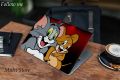 Tom jerry face Laptop back cover / skin / sticker for girls / boys - Vinyl Sticker Decal - For All Laptops - Sizes 13 13.3 14.6 15 15.4 15.6 inches Laptop. 