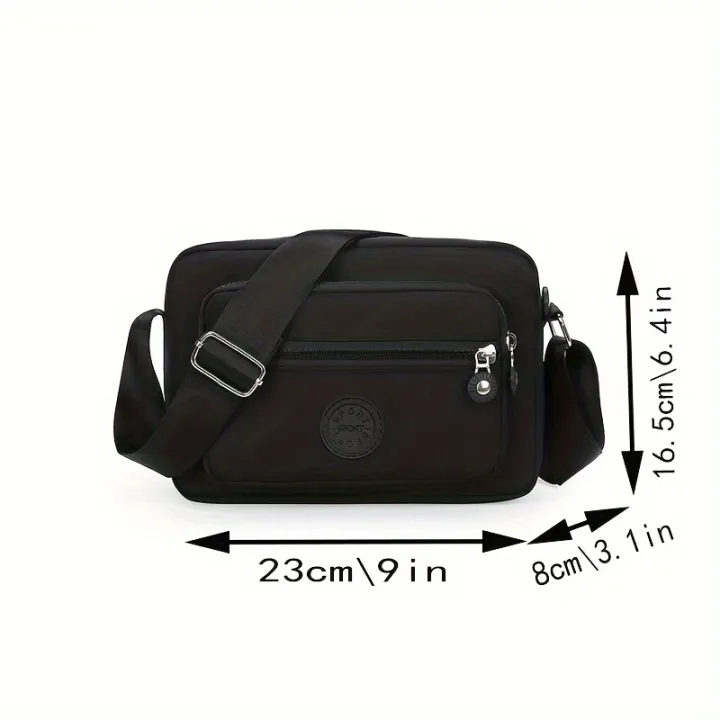 Lightweight%20Nylon%20Chic%20Crossbody%20Bag%20for%20Women%20-%20Adjustable%20Strap,%20Zip%20Closure,%20Tassel%20Accent,%20Solid%20Color%20-%20Image%203
