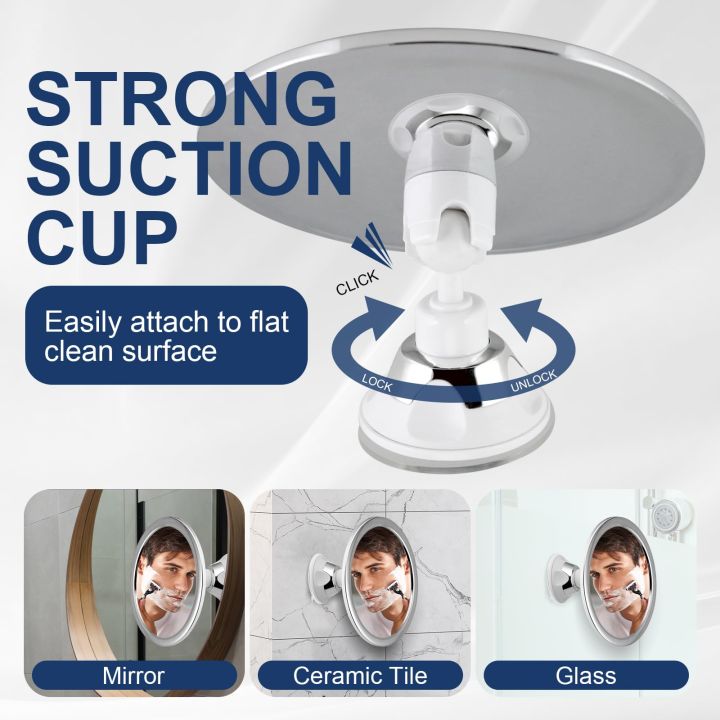 360%C2%B0%20Rotatable%20Shower%20Mirror%20Bathroom%20Fogless%20Makeup%20Mirror%20With%20Holder%20Suction%20Cup%20Anti-Fog%20Mirror%20for%20Shaving%20Makeup%20Showering%20-%20Image%203
