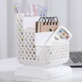 School Stationery Makeup Organizer Desktop Storage Box Container for Cosmetics Jewelry Stationery Plastic Organizer. 