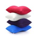 Portable Fold Inflatable Air Pillow Outdoor Travel Sleeping Camping PVC Neck Stretcher Backrest Plane Comfortable Pillow. 