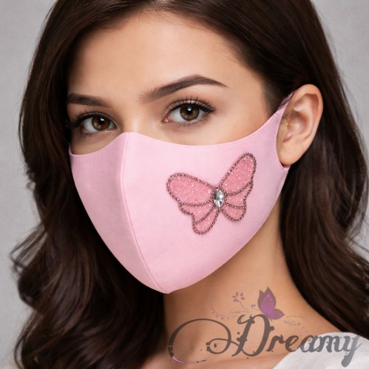 Fashionable Face Mask Stone Design Polestar Spandex Fabric Washable and Reusable Face Mask 1 Pcs