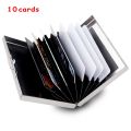 Hot Credit Card Case Wallet Men Women Business Multifunction Slim Wallet Stainless Steel Card Holder 6 Cards 8 Cards 10 Cards.