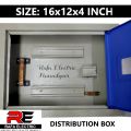 Distribution box 16x12x4 inch panel box sdb box db board industrial box full setup mdb box steel box.