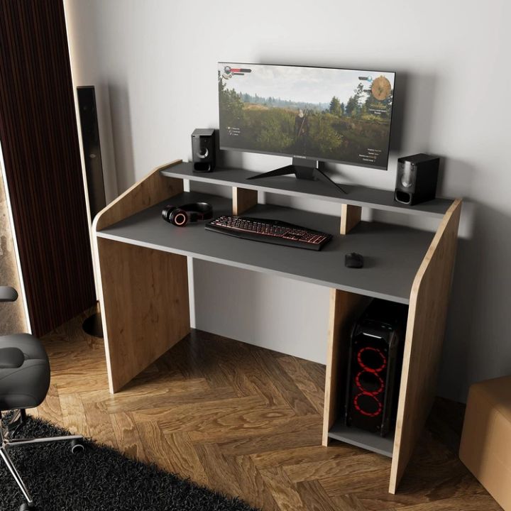 Gaming Table , large workstation, study Table desk, multipurpose use with plenty of storage space ('coustmized)