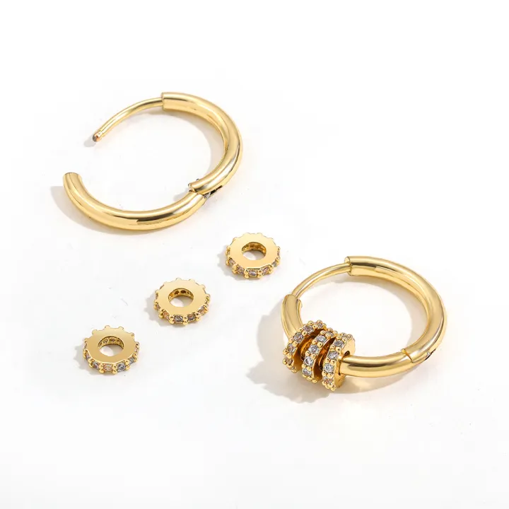 Trendy%20Small%20Round%20Gold%20Color%20Stainless%20Steel%20Huggies%20Hoop%20Earrings%20for%20Women%20Zirconia%20CZ%20Triple%20Gear%20Charm%20Earrings%20Ear%20Buckle%20-%20Image%202