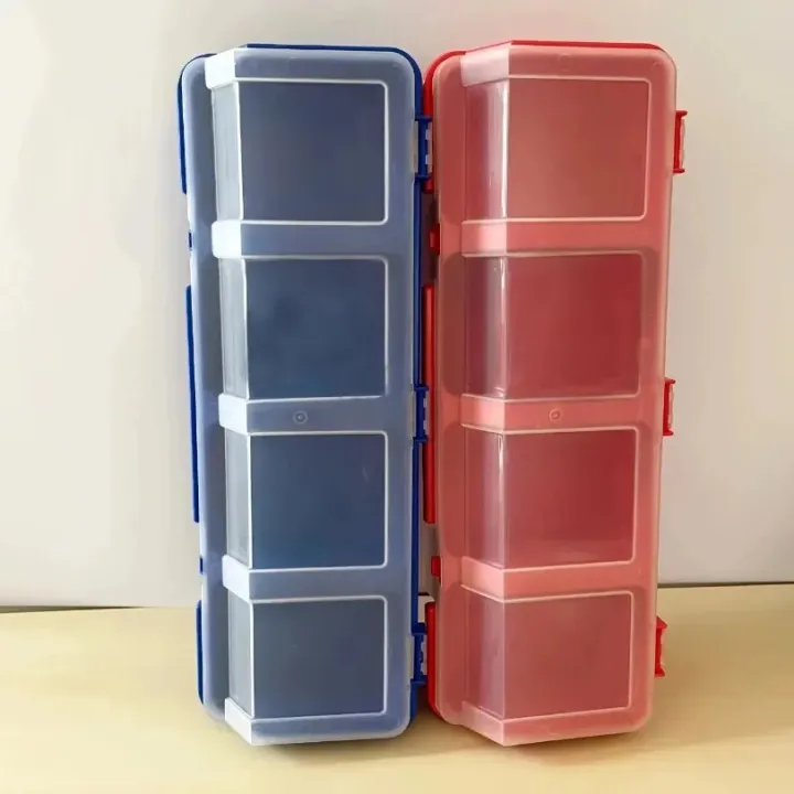 1Pc/2Pcs%20Multi-Compartment%20Organizer%20Box%20For%20Screws%20&%20Small%20Parts%20-%20Durable%20Plastic%20Hardware%20And%20Jewelry%20Storage%20Case%20-%20Image%205