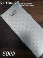 Sy Tools Electroplated Diamond Sharpening Stone with Honeycomb Pattern – Non-Slip Foam Backing, Multi-Grit (80#-3000#), 150x62mm. 