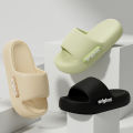 Thick Bottom Cloud Slippers Women Fashion Letter Print Platform Sandals Woman 2025 Comfortable Soft Sole Beach Pillow Slides. 