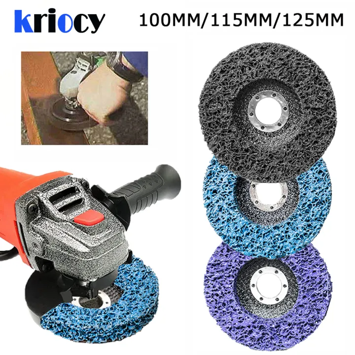 Poly Strip Disc Abrasive Wheel Paint Rust Remover Clean Grinding Wheels For Motorcycles Durable Angle Grinder Car 100/115/125mm