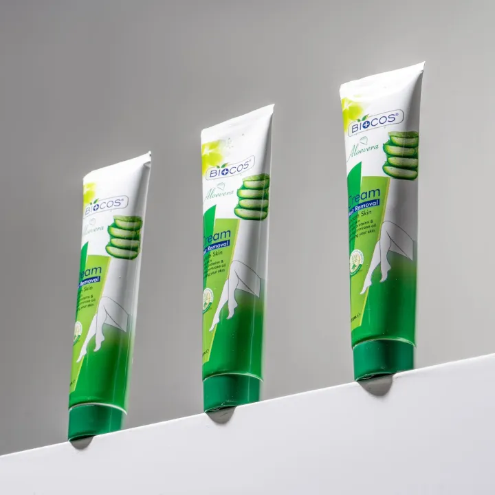Biocos%20Aloe%20Vera%20Hair%20Removal%20Cream%20with%20Vitamin%20E%20-%20Gentle%20&%20Soothing,%20Quick-Acting%20Formula,%20Hydrating%20&%20Refreshing%20-%20120ml%20-%20Image%203
