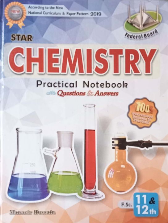 Complete Written Fsc Chemistry Unchecked Practical Notebook Federal Board Star Company