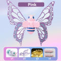 Electric Butterfly Wings Moving Elf Wing with Light Fairy Wings for Kids Birthday Christmas Cosplay Dress Up Angel Girls Toy. 