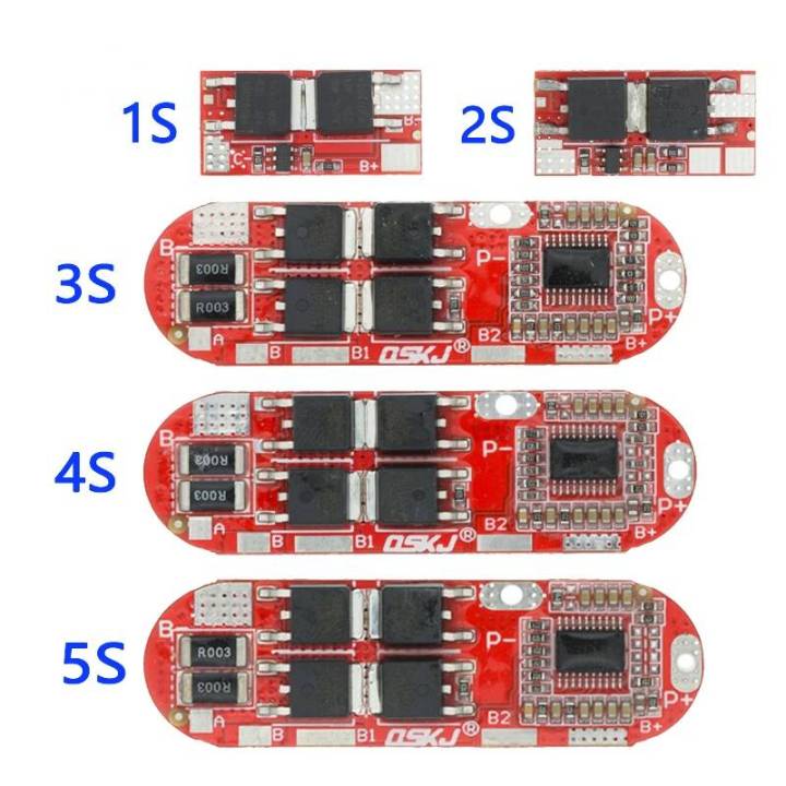 BMS 1S 2S 10A 3S 4S 5S 25A Li-Ion Lithium Battery Protection Circuit