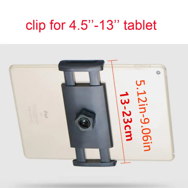 M3%204.7"-13.5"%20Tablet%20and%20phone%20holder%20for%20Microphone%20Stand%20with%20360-Degree%20Rotable%20Swivel%20Mount%20for%20Music%20Sheet/Live%20Streaming%20-%20Image%205