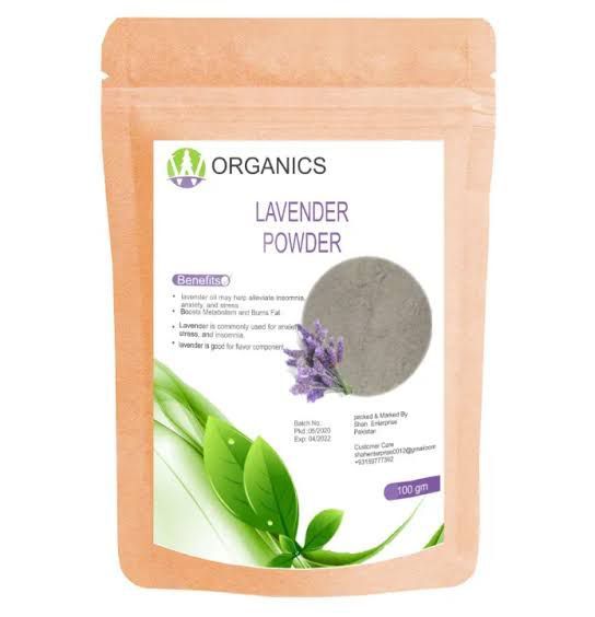 Organic Lavender Flowers Powder 30 gm | Daraz.pk
