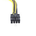 8Pin Male to Dual 6 Pin Female Cable Adapter 20cm CPU 8 Pin To Graphics Video Card PCIe Power Splitter 6Pin Male to 8Pin Female. 