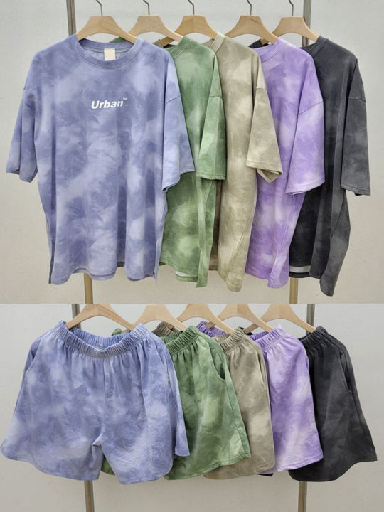 Women%20T-Shirt%20Shorts%20Suit%20Set%20Casual%20Tie%20Dye%20Loose%20Tshirt%20and%20Wide%20Leg%20Middle%20Shorts%20with%20Pockets%20Female%20Soft%20Summer%20Shorts%20Sets%20-%20Image%207