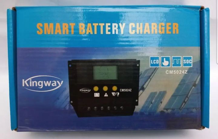 PWM 50A Smart Solar Charge Controller 12V 24V with LCD Display