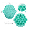 19 Mobile Bee Honeycomb Silicone Soap Mold DIY Bee Honeycomb Cake Chocolate Decoration Tools Beeswax Candle Mold.