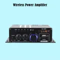 AK380 Bluetooth-Compatible Amplifier 2 Channel Home Theater Amplifier HIFI Bass Music Player USB AUX Karaoke for Home Car. 
