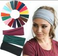 Pack of 1 Wide head band -Elastic cotton lacra head band for Unisex. 