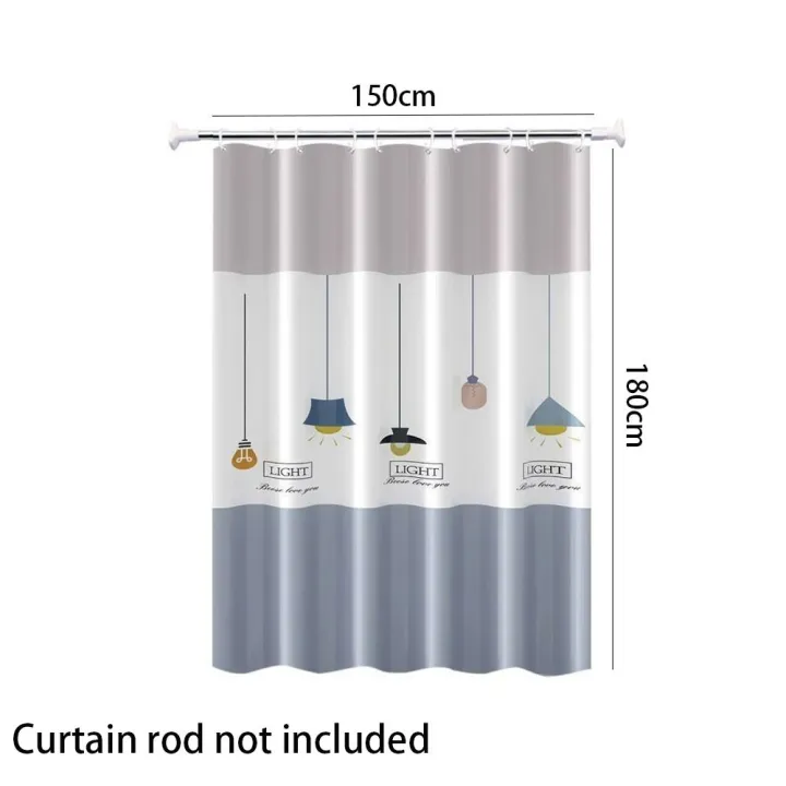Mildew%20Proof%20Shower%20Curtain%20High%20Quality%20PEVA%20with%2012%20Hook%20Bathroom%20Curtain%20180*150cm%20Thickened%20Printed%20Shower%20Curtain%20-%20Image%206