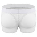 Men Hip Lift Body Shaper Sponge Fake Butt Padded Boxer Briefs Hollow out Breathable Slimming Underwear Body Shaping Enhancement.