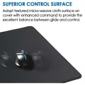 Full black mouse pad large 90x40 cm thick 2 mm gaming pad suitable for computer. 