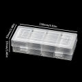 40 Pcs Commemorative Coin Square Hard Plastic Capsules Holder. 