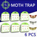 SilentKing 6PCS Moths Traps Pantry Clothes Kitchen Food Home Garden Pest Control Moth Traps Pheromone Moths Sticker Moths Trap. 