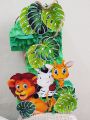 number cutout available from (0-9) in jungle theme size 12 inches in length 2 inches in depth. 