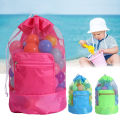 Mesh Swimming Bag For Children Portable Beach Bag Foldable Beach Toys Basket Storage Bag Kids Outdoor Children Swimming Dry Sack. 