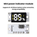 New Battery Indicator Module 1S  2S 3S 4S Series Battery Gauge Lithium Battery Percentage Display Precision Voltage Tester. 