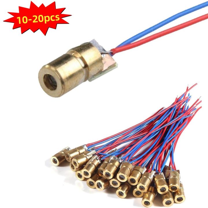 Laser Pointer Led Module 10/20pcs Adjustable Mini Laser Pointer Diode RED Dot Laser Diod Circuit ...