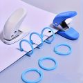 DELI Mini Paper Punch Portable Size 1 Hole Punch Machine 6mm 10 Sheets Office School Supplies. 