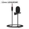 3.5mm Mini Lavalier Microphone Metal Clip Lapel Mic for Mobile Phone PC Laptop Wired Mikrofo/Microfon for Speaking Vocal Audio. 
