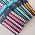 5 Pairs Japanese Style Morandi Colors Chopsticks Set Non-Slip Chopsticks Dishwasher Safe for Home Restaurant Sushi Chopsticks. 