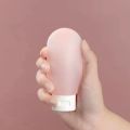4Pcs/Set Travel Botttle Set 60ml Refillable Bottle Soft Silicone Lotion Shampoo Container Squeeze Tube Empty Bottle Wholesale. 