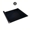 Black Aquarium Background Static Cling Fish Tank Backdrop PVC Film Shading Blackout Wallpaper Removable No Glue Waterproof Decor. 