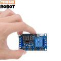 DC 6-30V Support Micro USB 5V LED Display Automation Cycle Delay Timer Switch Off Delay Time Relay 6V 9V 12V 24V. 
