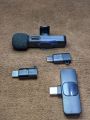 K 8 orignal Bluetooth mick with 3 different option like lighting type A and type C spouted mick. It has tpye C pod for personal charging.It has one mini type C cable. It has big battery backup.. 