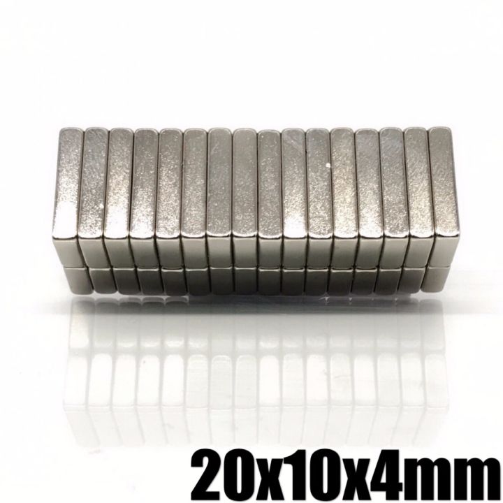 5 Pieces, Strong Magnets, 20X10X4Mm, Square, 20*10*4mm, Magnet Neodymium 20*10*4mm, Magnet 20X10X4Mm, High Suction Power, Equipment for DIY Work.