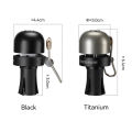 Bicycle Bell Aluminum Alloy Bell 80db Decibel MTB Road Bike Horn Bicycle Handle Bells Ring Suitable for 22.2mm handlebar Bell. 