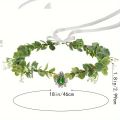 1pc Fairy Flower Leaf Crown Elf Princess Headdress Elf Headdress Cosplay Halloween Costume Shooting Wedding. 