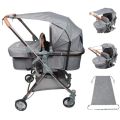 Baby Stroller Sun Shield Protector Universal Summer Outdoor Baby Pram Roof Anti Sun Coves Pushchair Cap Cart Awnings Accessories. 