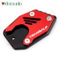 Motorcycle Accessories For HONDA XLV 600 650 700 TRANSALP CNC Aluminum Side Stand Extension Kickstand Pad Support Plate Enlarge. 
