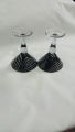 Hand Blown Art Zebra Design Martini Glass black Color. 